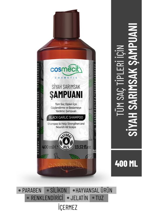 şam649814020 Siyah Sarımsak Şampuanı 400 Ml