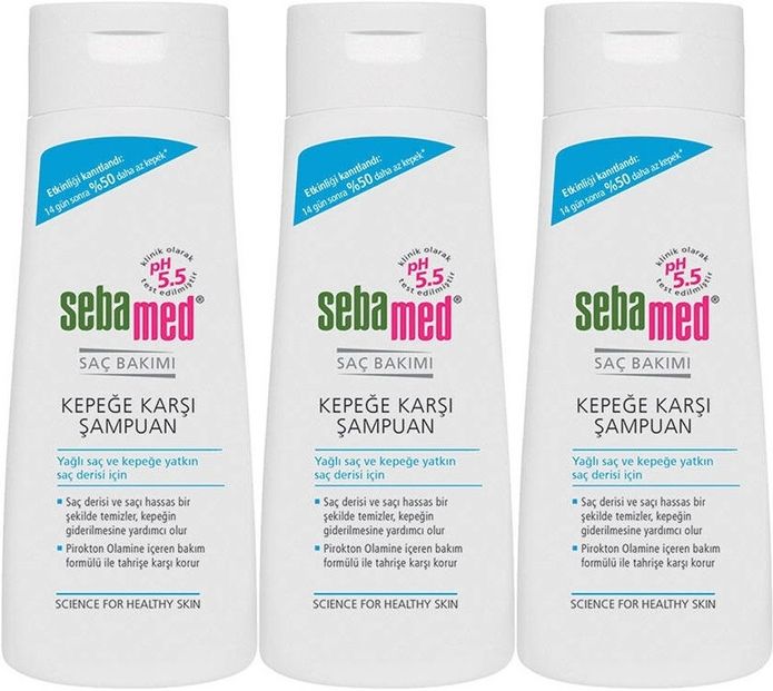 Şampuan 400ML Kepeğe Karşı ve Yağlı Saç Tipleri için (3 Lü Set)