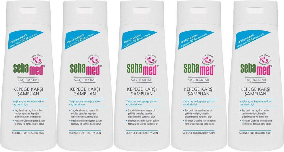 Şampuan 400ML Kepeğe Karşı ve Yağlı Saç Tipleri için (5 Li Set)