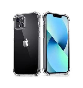 000-art 57855210132220380184975 Apple İphone 13 Mini İle Uyumlu Kapak Kamera Bölümü Açık Airbag Antishock Köşe Korumalı Şeffaf Silikon Kılıf 50 X 22