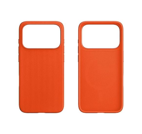 000-art 57855210132334580184975 İphone 17 Pro İle Uyumlu Techwoven Magsafe Silikon Kılıfı Turuncu 50 X 22