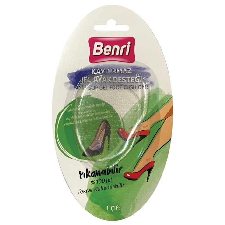 1 Çift Kaydırmaz Jel Ayak Yastığı