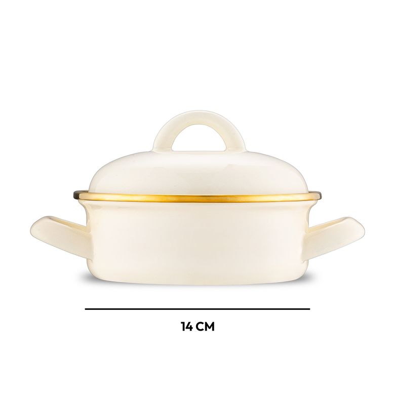 1000. Emsan Retro Emaye Midi Set 14 Cm
