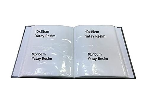 1001 Fırça 131575584 Fotoğraf Albümü 10X15Cm 200 Lük Renkli Love Desenli Anı Albümü