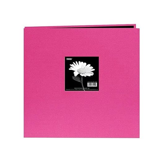 1001 Fırça 131575628 Photo Albums 30,5 X 30,5 Cm Kitap, Kumaş Kapak, Pencereli Albüm, Kırmızı, Açık Pembe, 8 İnç X 8 İnç