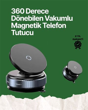 1001Hediye 94553173 360 Ayarlanabilir Manyetik Araç Telefon Tutucu Kompakt Ve Pratik Tasarım