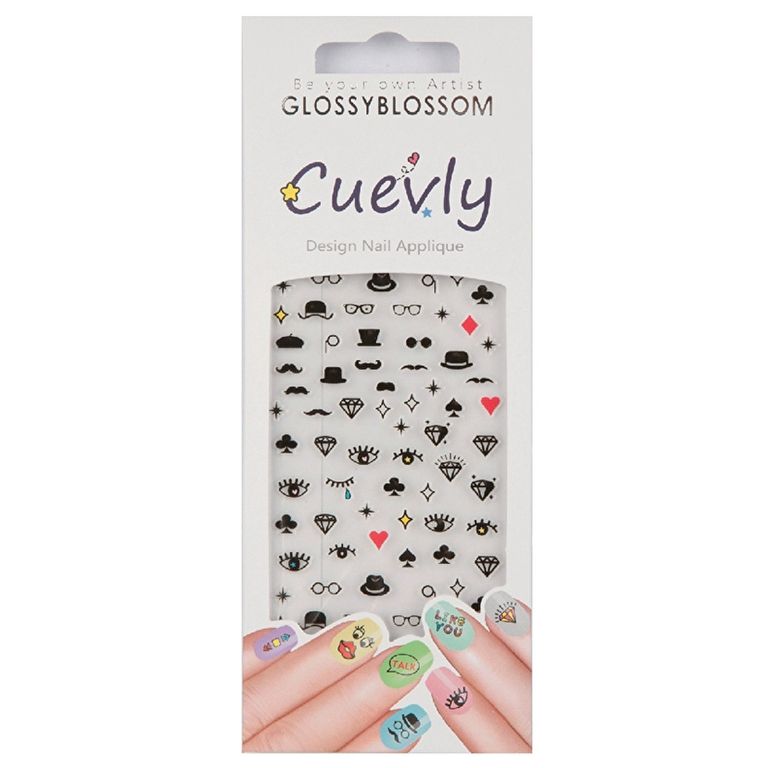 10032012 Glossy Blossom 96679 Cuevly Tırnak Süsleme Sticker