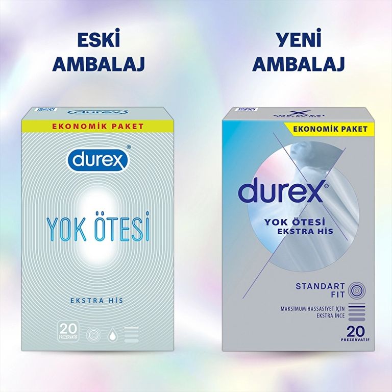 10035156 Durex Yok Ötesi Ekstra His 20 Li Prezervatif