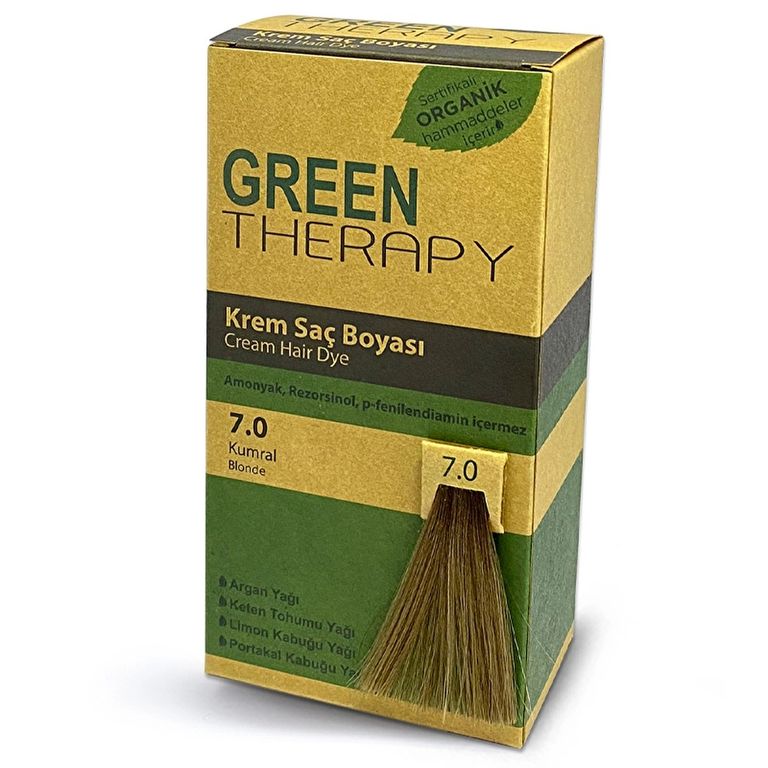 10069334 Green Therapy 7.0 Kumral Krem Saç Boyası