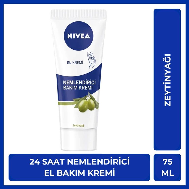 10123052 Nivea Nemlendirici Bakım Zeytinyağlı 75 Ml El Kremi