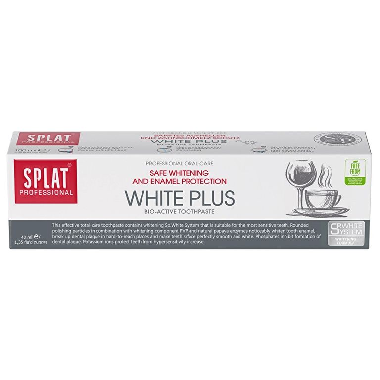 10153755 Splat White Plus 40 Ml Diş Macunu