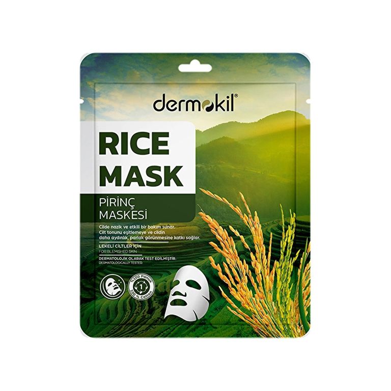 10202397 Dermokil 20 Gr Lekeli Ciltler Için Pirinç Maskesi