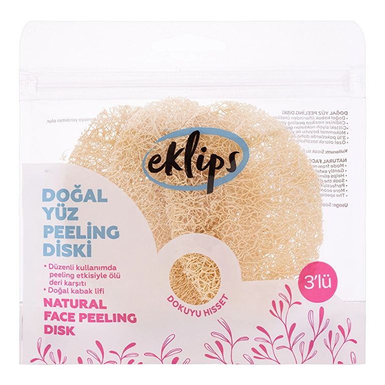10204003 Eklips Kabak Yüz Peelıng Pedi 3'lü