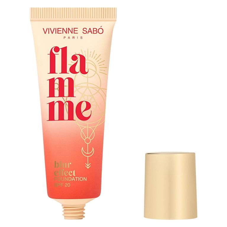 10209225 Vivienne Sabo Flamme Blur Effect Spf 20 01 Ivory Medium Coverage Radiant Satin Finish Fondöten