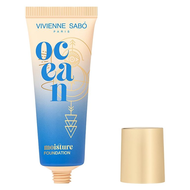 10209232 Vivienne Sabo Ocean Moisturizing 02 Warm Beige Hydrating Fluid With Natural Radiant Finish Fondöten