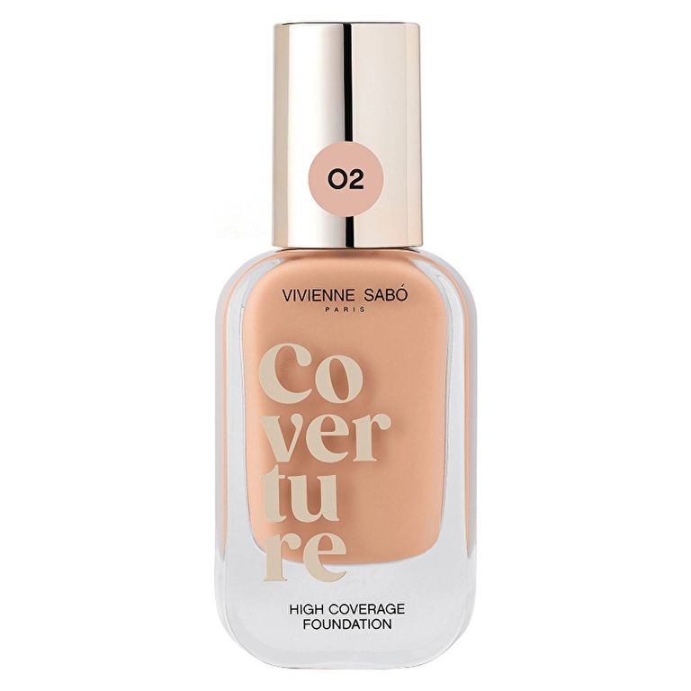 10210485 Vivienne Sabo Coverture High Coverage 02 Beige Full Coverage Natural Matte Finish Fondöten