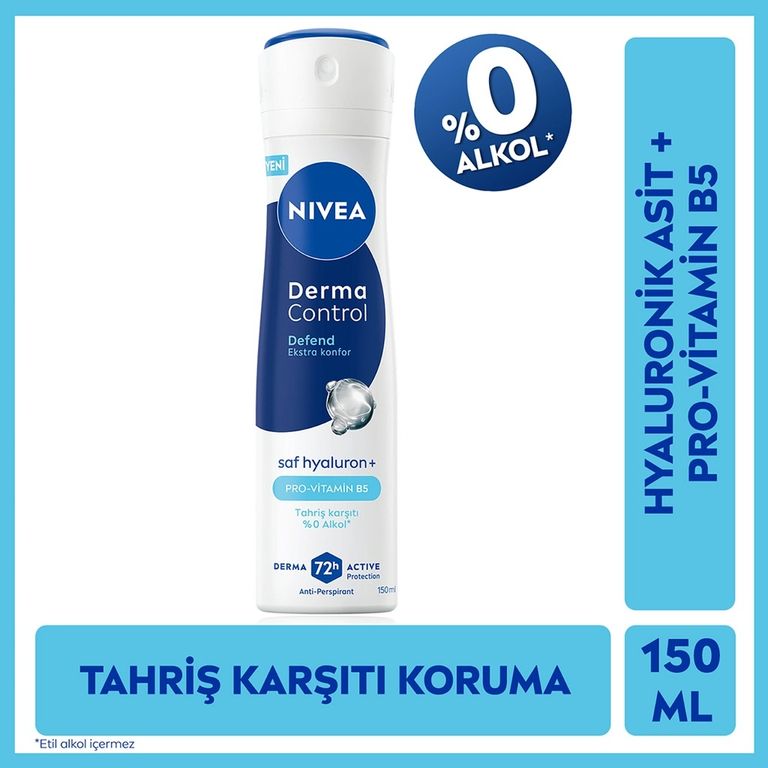 10212521 Nivea Derma Control Defend 150 Ml Kadın Sprey Deodorant