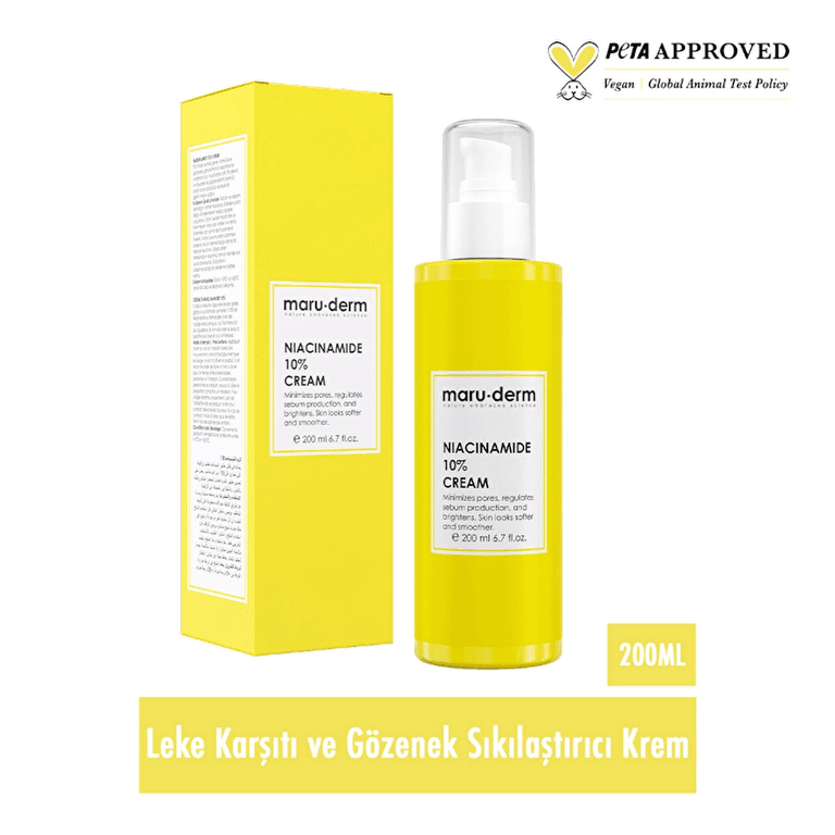 10590230 Maruderm Niacinamide %10 Leke 200 Ml Karşıtı Ve Gözenek Sıkılaştırıcı Krem