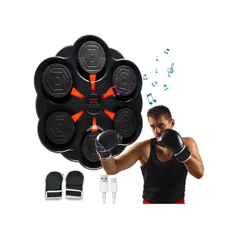 119371477 Just Cheap Store Duvar Boks Makinesi Müzikli Bluetooth Hoparlör Özellikli Led Işıklı Ritimli 9 Mod Seviye Ayarlı Box