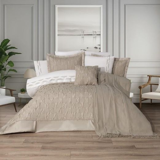 ₺11.999,00* Schafer Home Moneta Çeyiz Seti 11 Parça-Bej