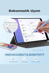 12 Hertz 57855210132234380184975 Fuchsia Matepad 11.5 Uyumlu Dokunmatik Ekran Uyumlu 2 İn 1 Tablet Kalemi