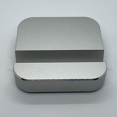 12 Hertz 57855210132748280184975 Premium Alüminyum Cep Telefonu Standı Masaüstü Kullanım İçin Ergonomik, Kompakt Tasarım, İphone Ve Android Uyumlu, Gümüş Grisi