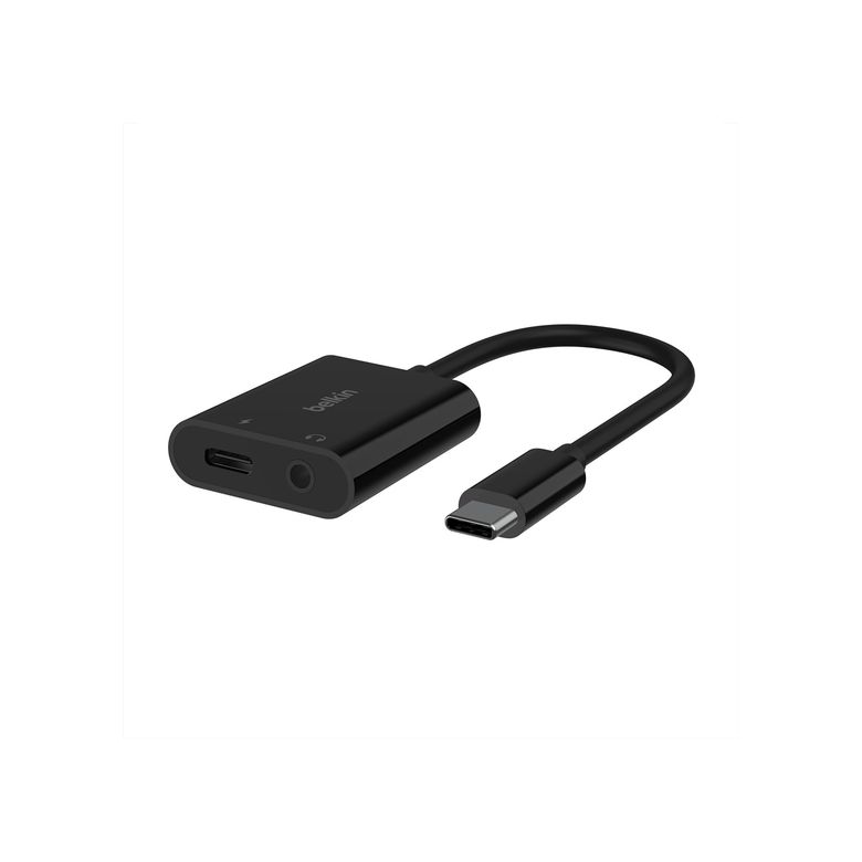 12 Hertz 57855210134215880184975 Usb-C Şarj Adaptörlü 3,5 Mm Ses, İpad Pro, Galaxy, Note, Google Pixel, Lg G6, Xperia, Oneplus Ve Daha Fazlası İle Uyumlu Usb-C Ses Adaptörü - Siyah