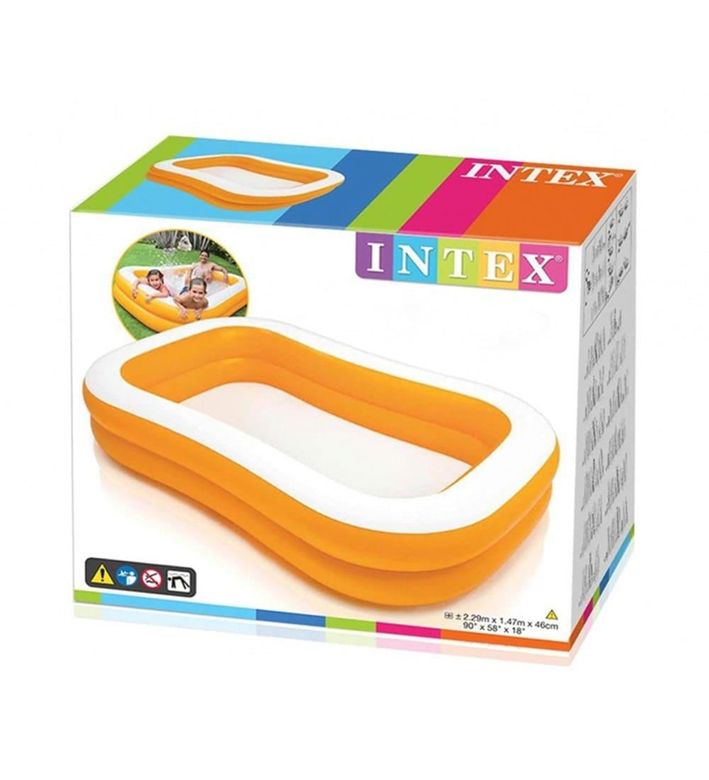 12262024 İntex Dikdörtgen Şişme Aile Havuzu - 229 X 147 X 46