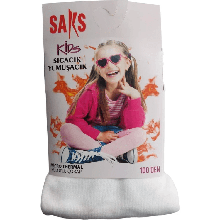 1236549 Saks Mikro 50 Kız Çocuk Külotlu Çorap