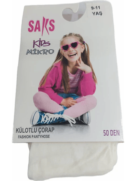 1236549 Saks Mikro 50 Kız Çocuk Külotlu Çorap