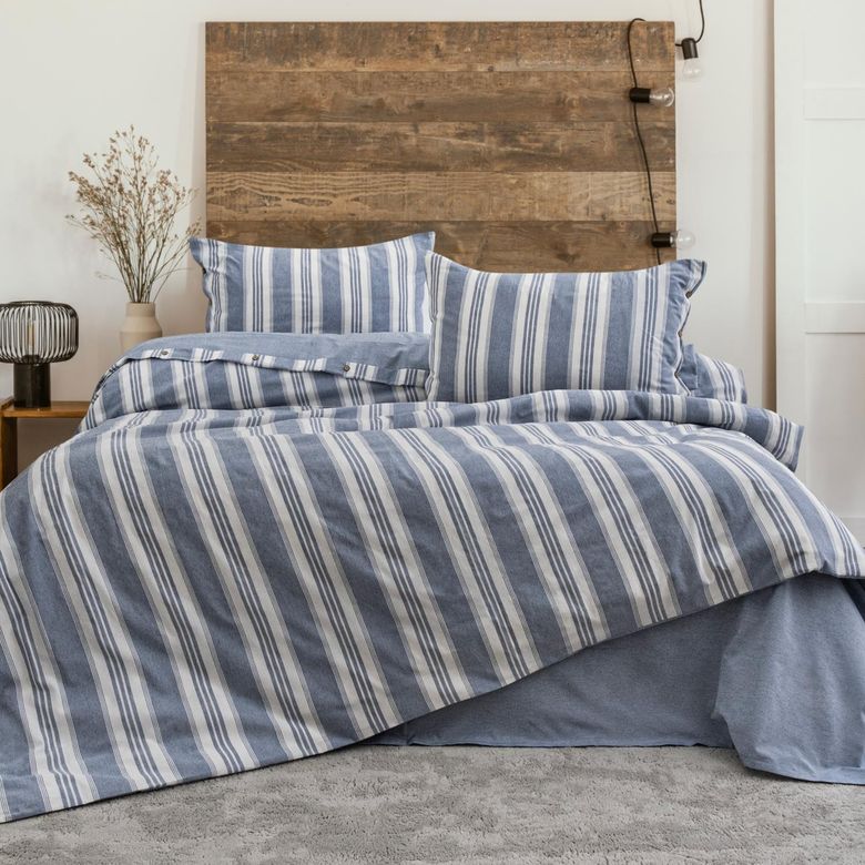 ₺1.299,00 Schafer Home Clasy İpliği Boyalı Çk Nevresim Takımı 4 Parça İndigo