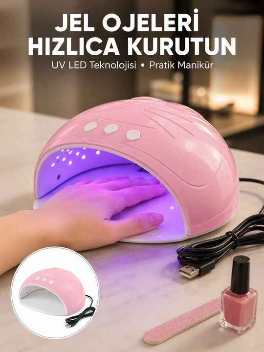 132337635 Ultraviyole Led Oje Kurutma Makinesi Usb Kablolu Yeni Nesil Diğer