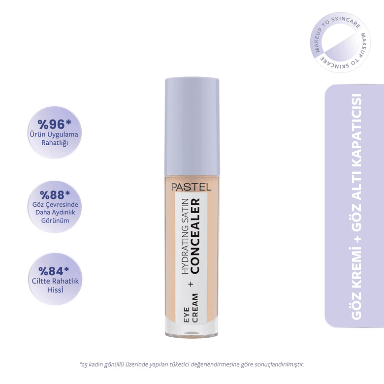 1377285 Pastel Make Up To Skin Care Hydrating Göz Altı Kapatıcısı Ve Göz Kremi 61 Vanilla