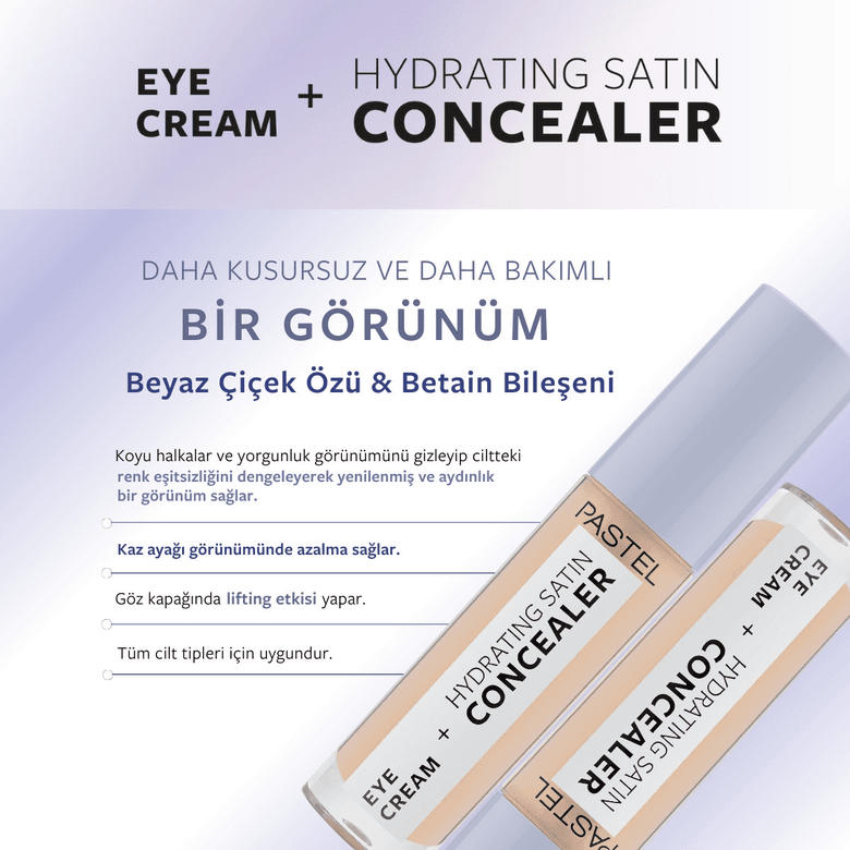 1377285 Pastel Make Up To Skin Care Hydrating Göz Altı Kapatıcısı Ve Göz Kremi 61 Vanilla