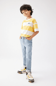 13842598 Slim Straight Fit Erkek Çocuk To Kot Pantolon M6010684479 Açık Mavi