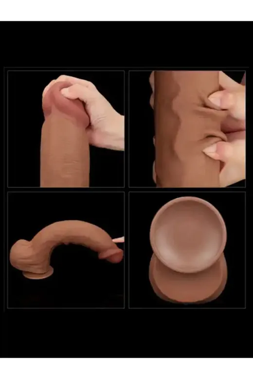 14'' Dual Layer Çift Katmanlı Dev Dildo 36 Cm