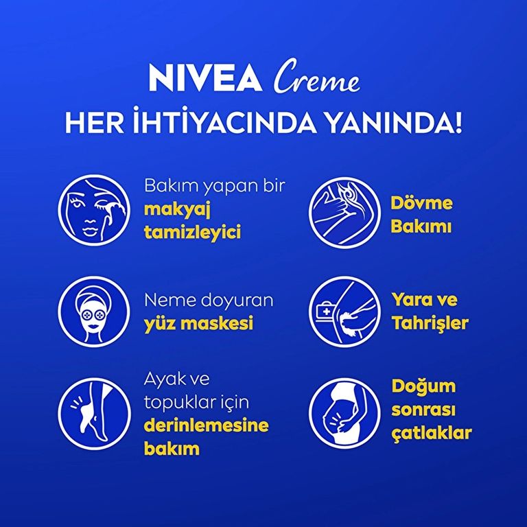14000355 Nivea Creme Yoğun Nemlendirici 30 Ml Vücut Bakım Kremi