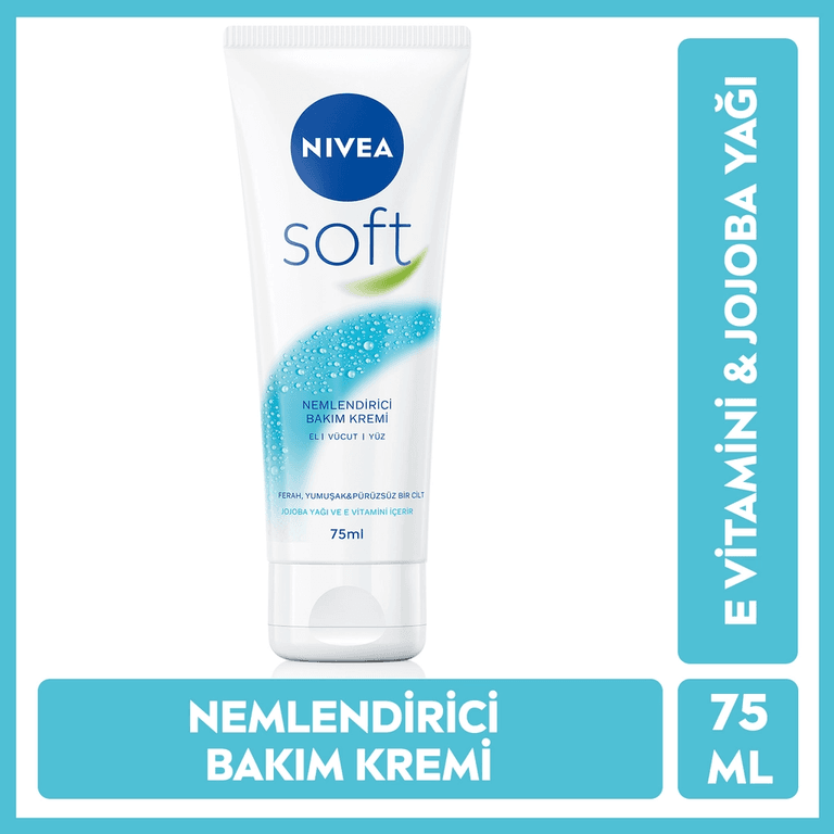 14000359 Nivea 75 Ml Soft Nemlendirici Jojoba Yağı Bakım Kremi