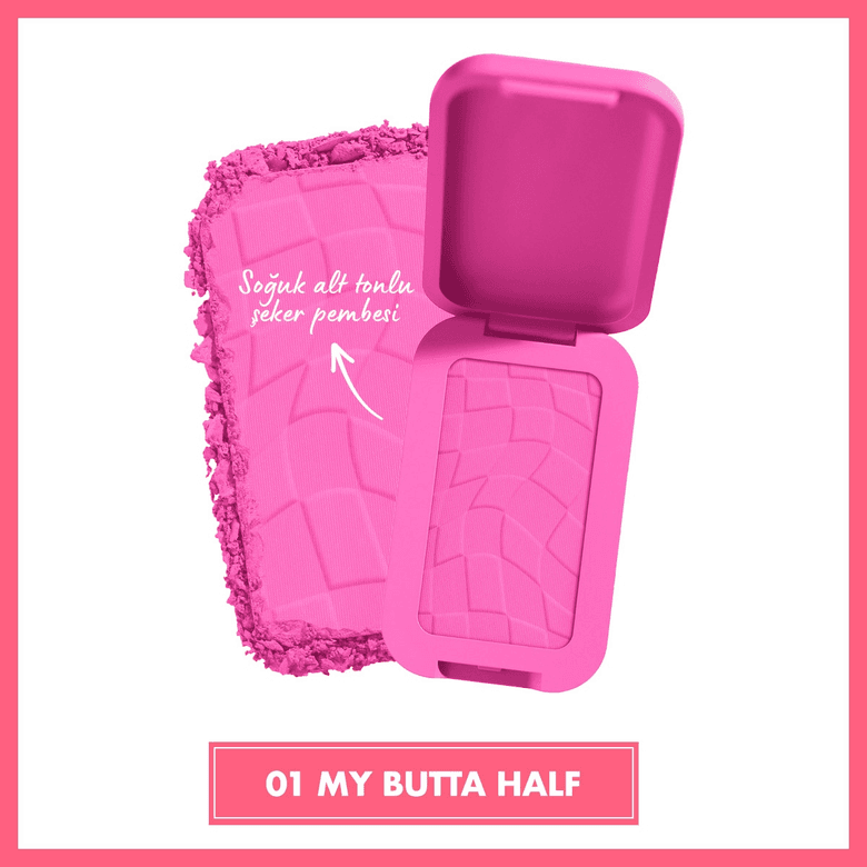 1406328 Nyx Professional Makeup Buttermelt Blush 01 My Butta Half Kremsi Pudra Allık