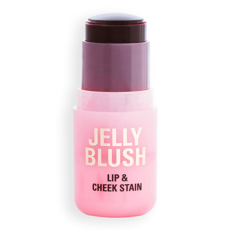 1435511 Revolution Jelly Lip Cheek Peach Orange Stick Allık