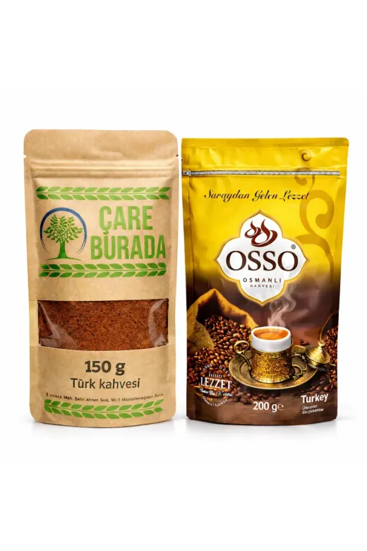 150 G Türk Kahvesi + Osso Osmanlı Kahvesi 150 G