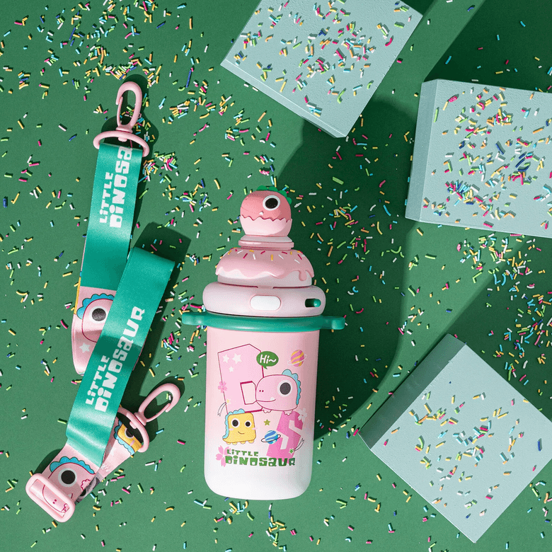 1500!' Emsan Baby Dinazor Termos Pembe 450 Ml