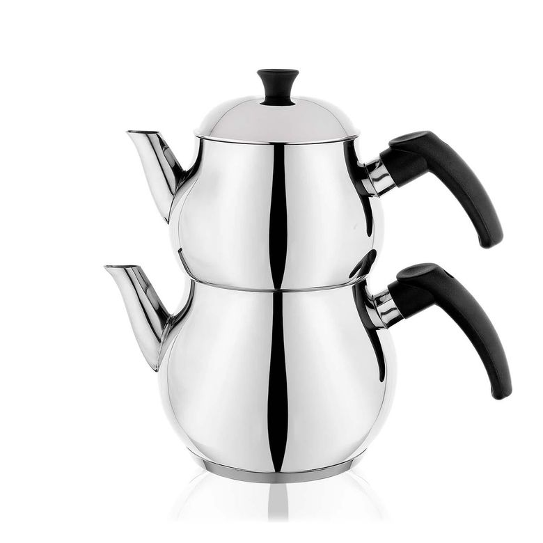 1.799,00- Schafer Base Çelik Çaydanlık Takımı 4 Parça-Inox