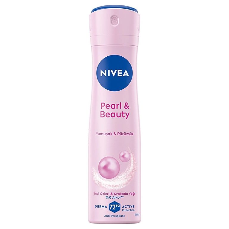 18000156 Nivea Pearl Beauty 150 Ml Ve Pearl Beauty 150 Ml Kadın Sprey Deodorant