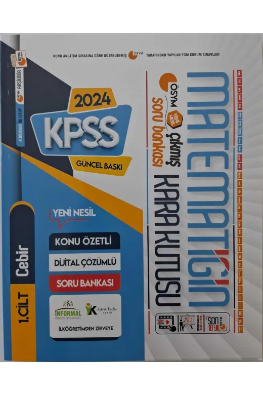 2024 Kpssnin Kara Kutusu Genel Yetenek Altin Paket Çözümlü Konu Ö. Çıkmış Soru Bankası