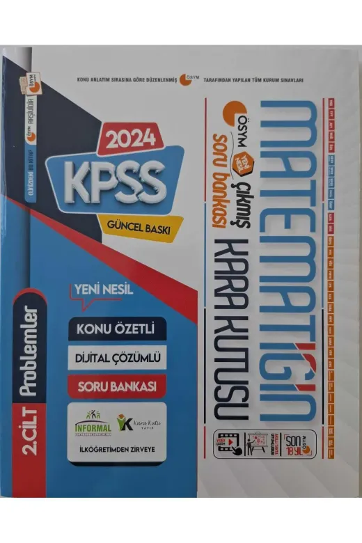 2024 Kpssnin Kara Kutusu Genel Yetenek Altin Paket Çözümlü Konu Ö. Çıkmış Soru Bankası