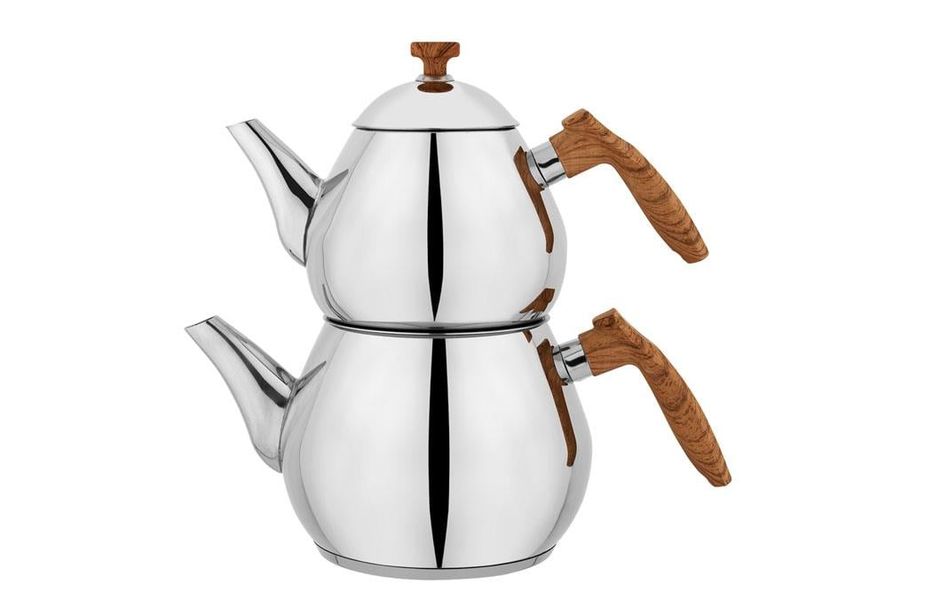 ₺2.199,00 Schafer Tea Chef Orta Boy Çaydanlık Takımı 4 Parça-Kahve