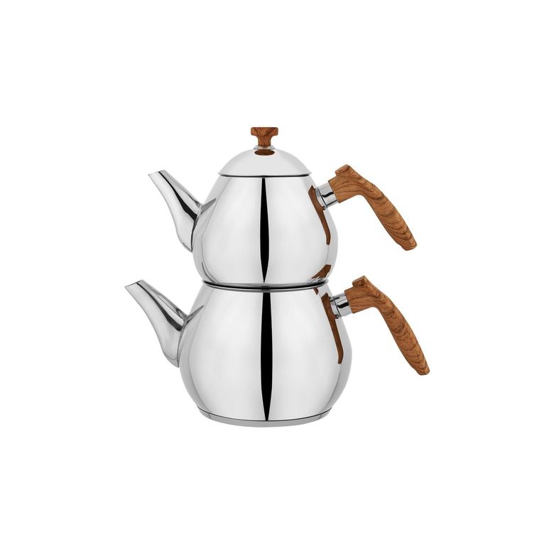 ₺2.199,00 Schafer Tea Chef Orta Boy Çaydanlık Takımı 4 Parça-Kahve