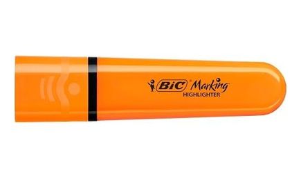 222 Concept 57855210120782580184975 Marking Flat Higlighter Fosforlu Kalem 12&apos Li Kutu, Turuncu Fosforlu Kalem, Su Bazlı, Hızlı Kuruyan Mürekkep 103 Ivory