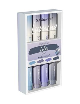 222 Concept 57855210120843080184975 Lumina Fosforlu Kalem Lilac, 4&apos Lü Set, Lilac 103 Ivory